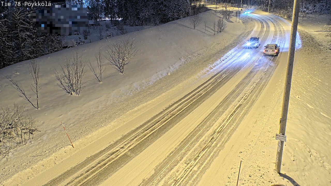 Kelikamerat Kuva Tie 78 Rovaniemi, Pöykkölä, Rovaniemi, Lappi