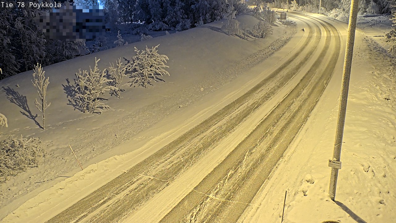 Kelikamerat Kuva Tie 78 Rovaniemi, Pöykkölä, Rovaniemi, Lappi