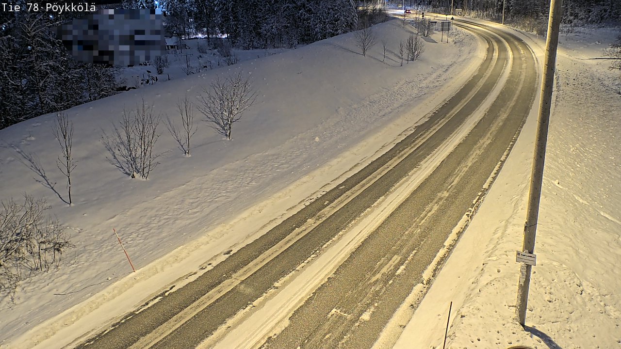 Kelikamerat Kuva Tie 78 Rovaniemi, Pöykkölä, Rovaniemi, Lappi