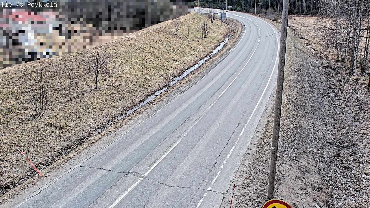 Weather Camera Image Väg 78 Rovaniemi, Pöykkölä, Rovaniemi, Lappi