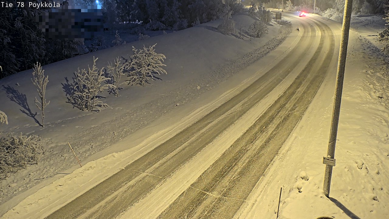 Kelikamerat Kuva Tie 78 Rovaniemi, Pöykkölä, Rovaniemi, Lappi