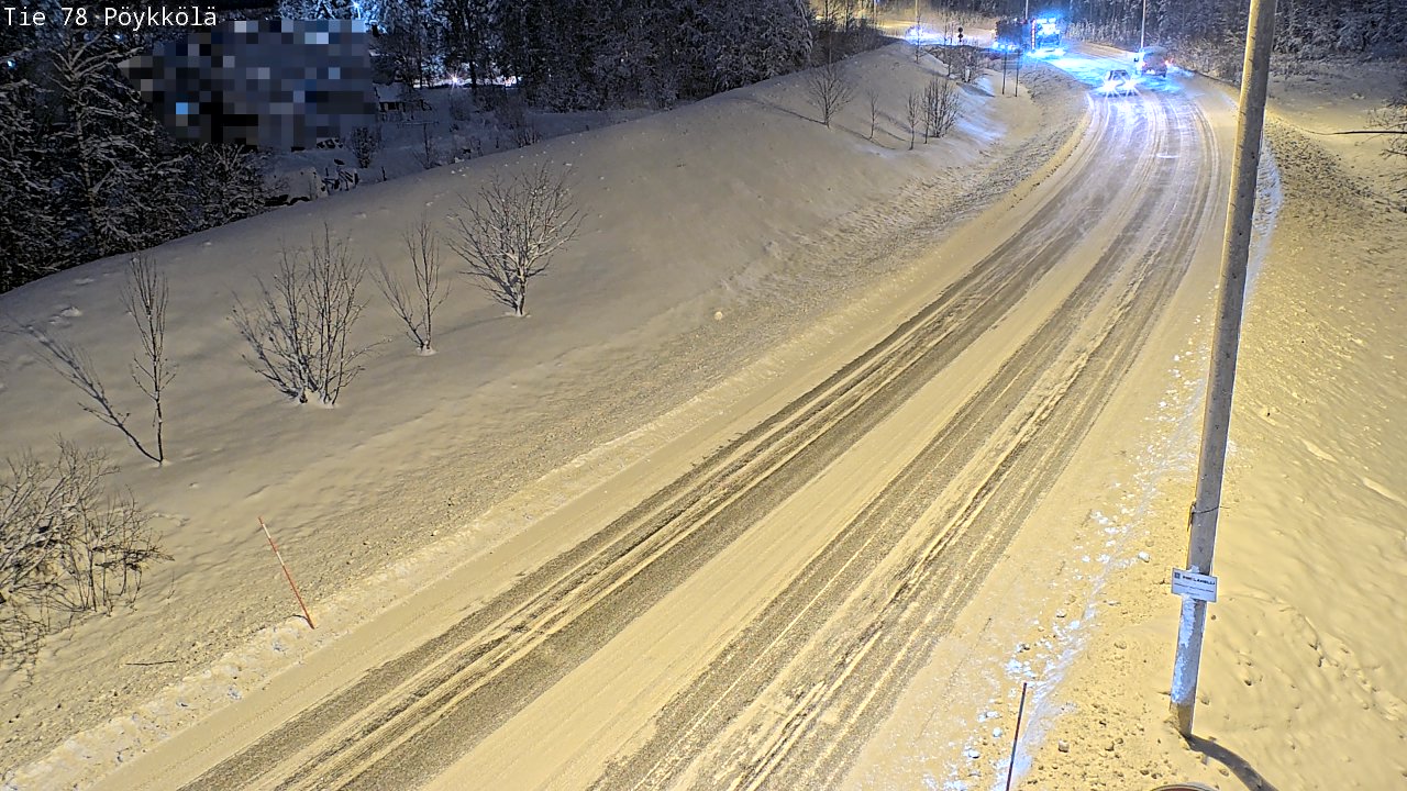 Kelikamerat Kuva Tie 78 Rovaniemi, Pöykkölä, Rovaniemi, Lappi