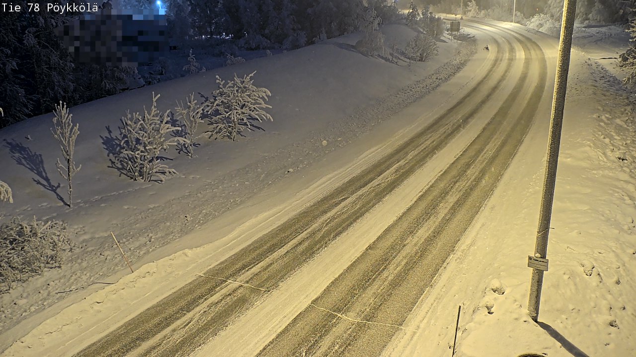 Kelikamerat Kuva Tie 78 Rovaniemi, Pöykkölä, Rovaniemi, Lappi