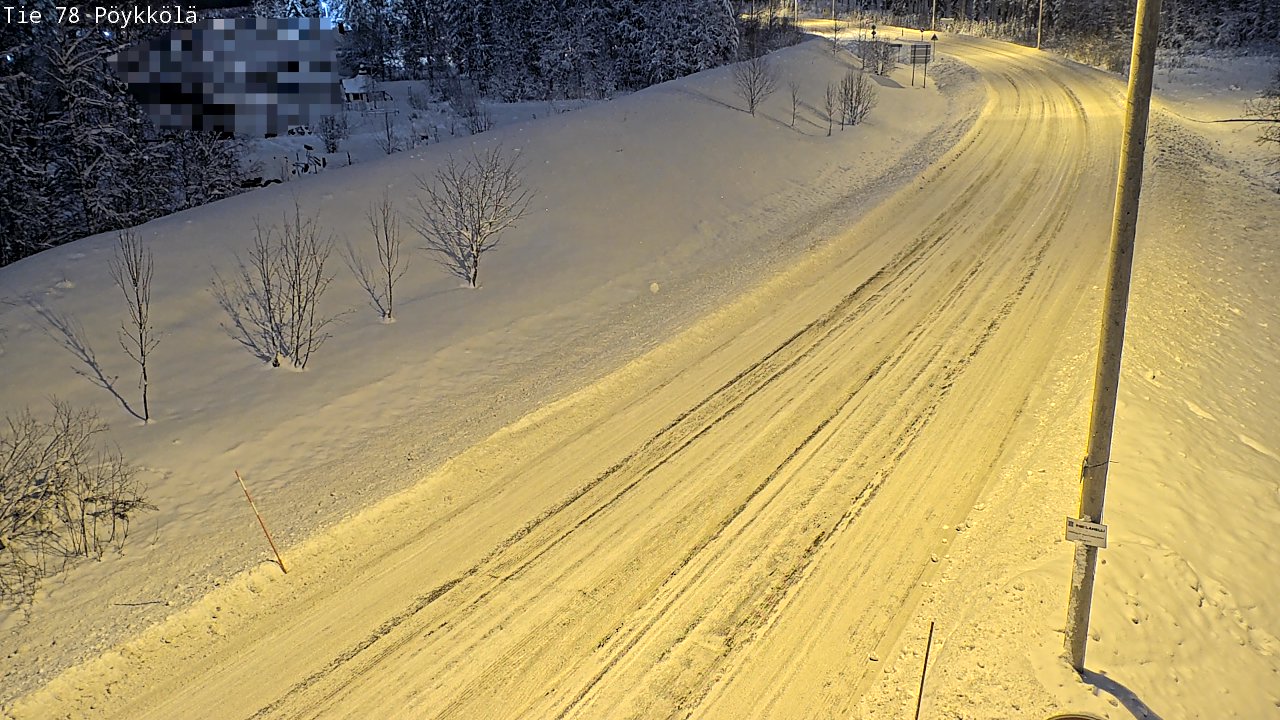Kelikamerat Kuva Tie 78 Rovaniemi, Pöykkölä, Rovaniemi, Lappi