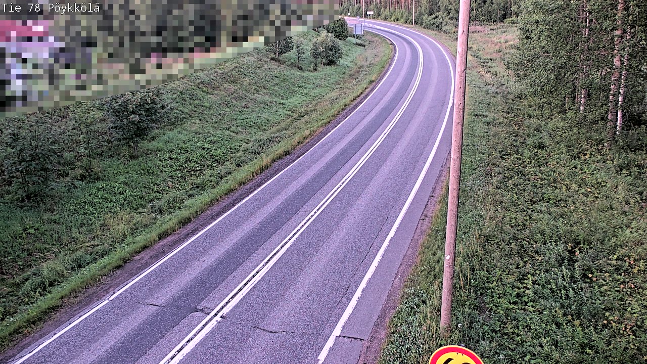 Kelikamerat Kuva Tie 78 Rovaniemi, Pöykkölä, Rovaniemi, Lappi