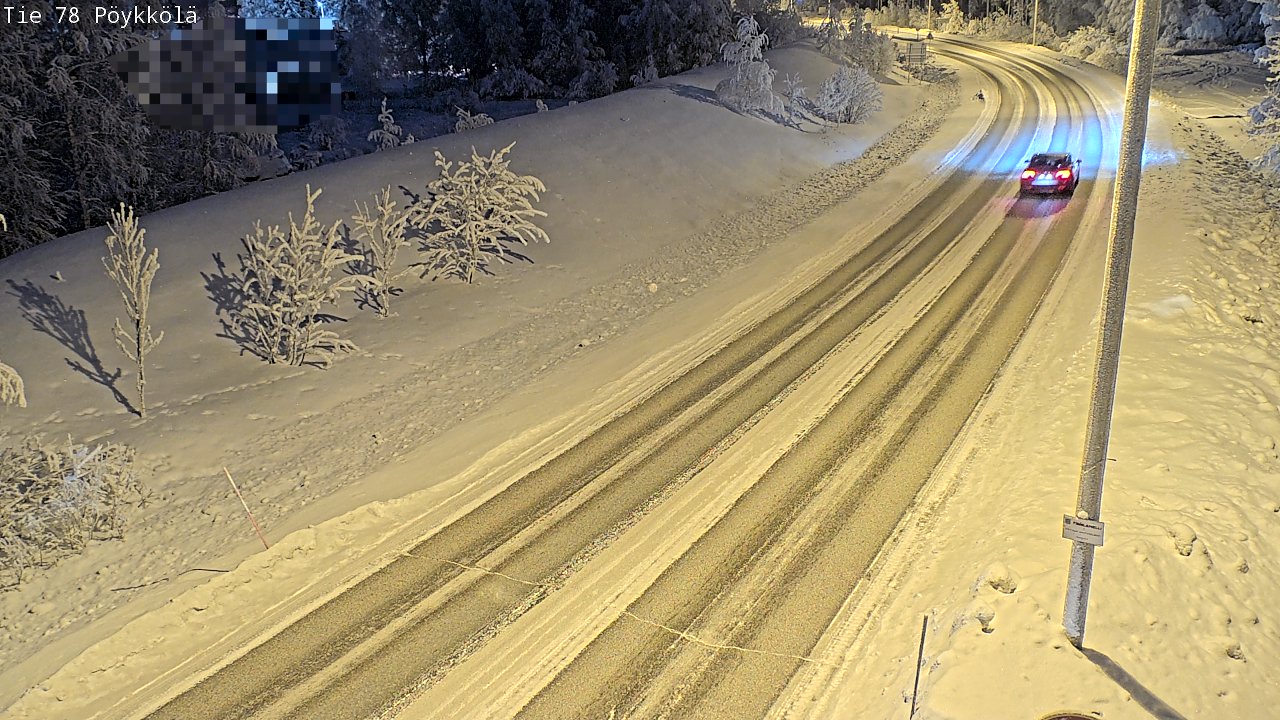 Kelikamerat Kuva Tie 78 Rovaniemi, Pöykkölä, Rovaniemi, Lappi