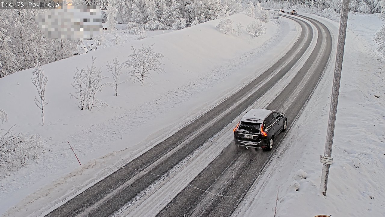 Kelikamerat Kuva Tie 78 Rovaniemi, Pöykkölä, Rovaniemi, Lappi