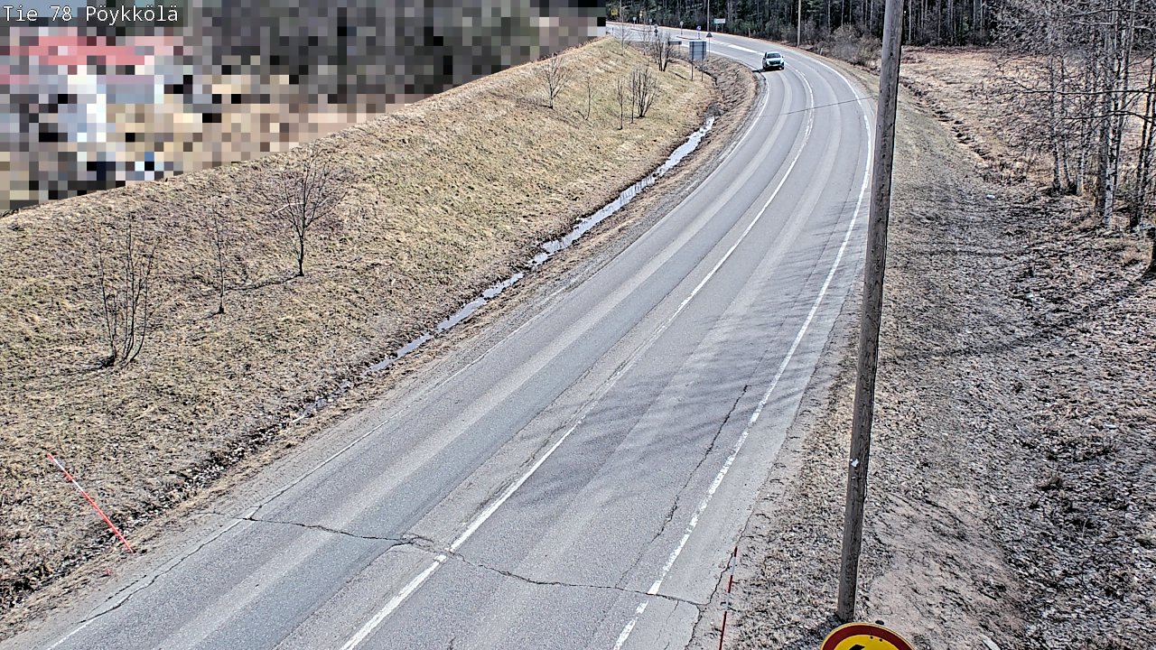 Weather Camera Image Väg 78 Rovaniemi, Pöykkölä, Rovaniemi, Lappi