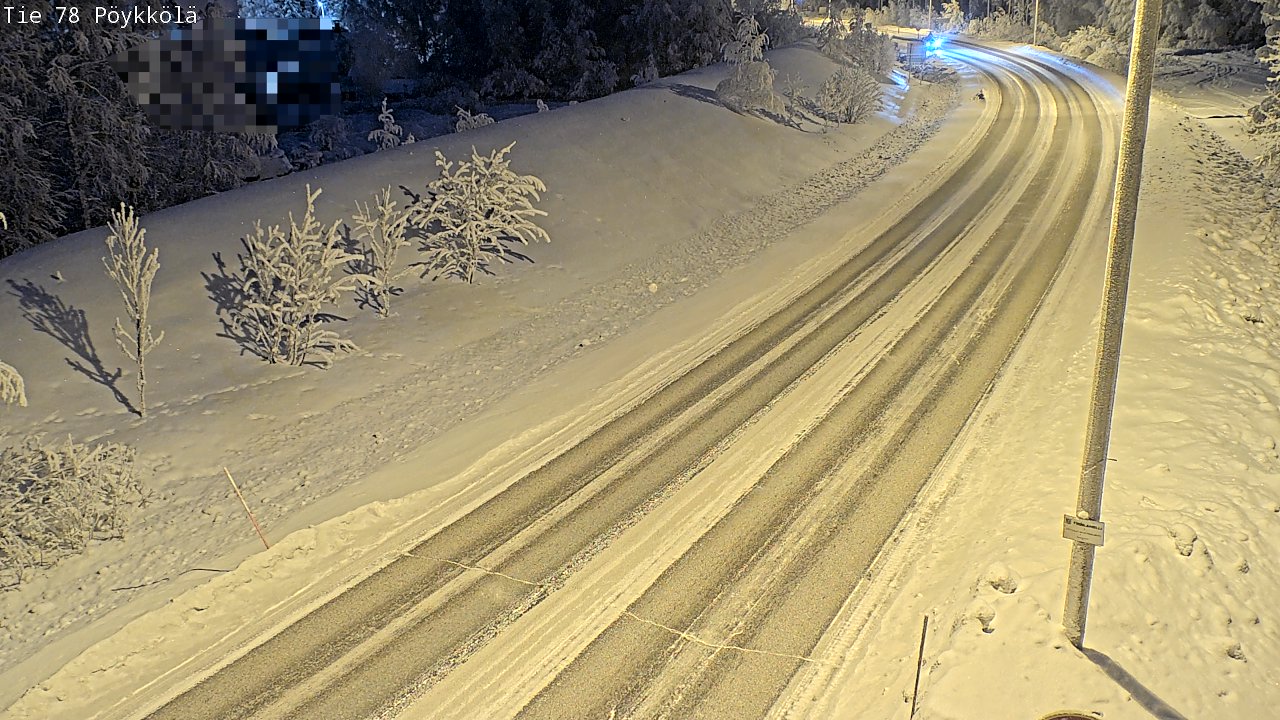 Kelikamerat Kuva Tie 78 Rovaniemi, Pöykkölä, Rovaniemi, Lappi
