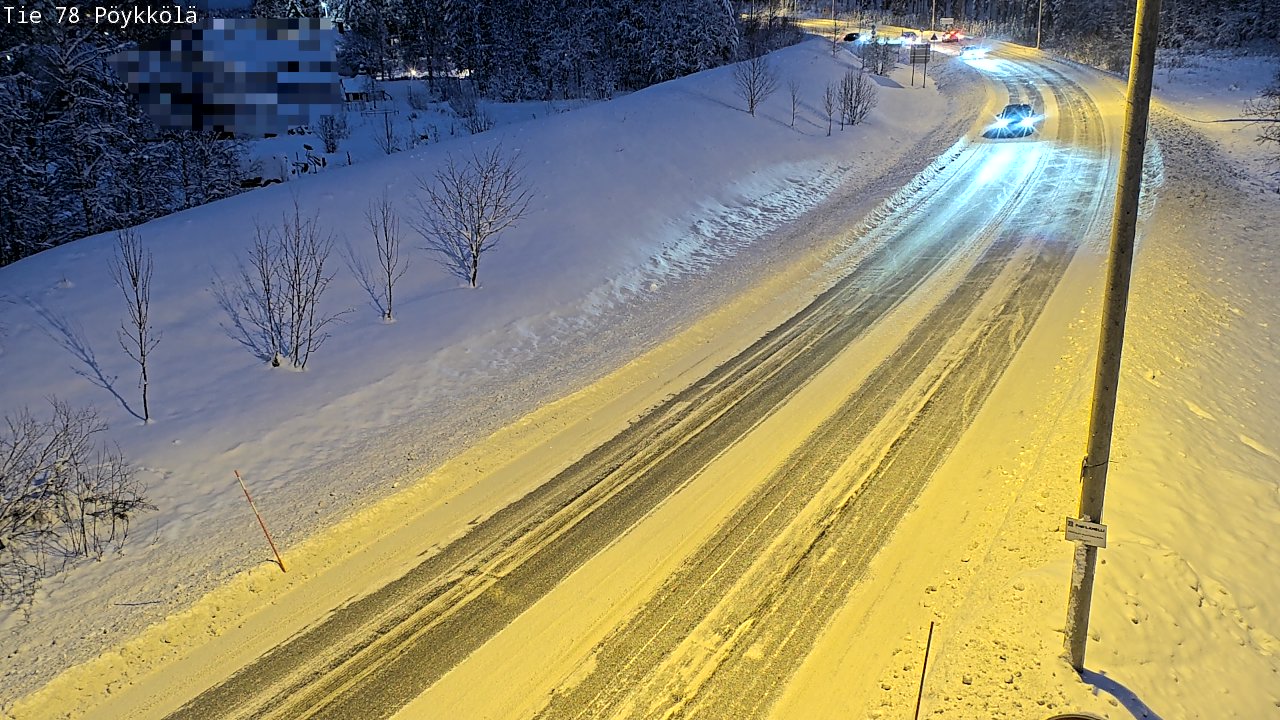 Kelikamerat Kuva Tie 78 Rovaniemi, Pöykkölä, Rovaniemi, Lappi