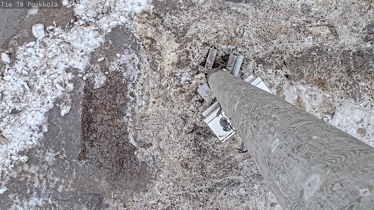 Weather Camera Image Väg 78 Rovaniemi, Pöykkölä, Rovaniemi, Lappi