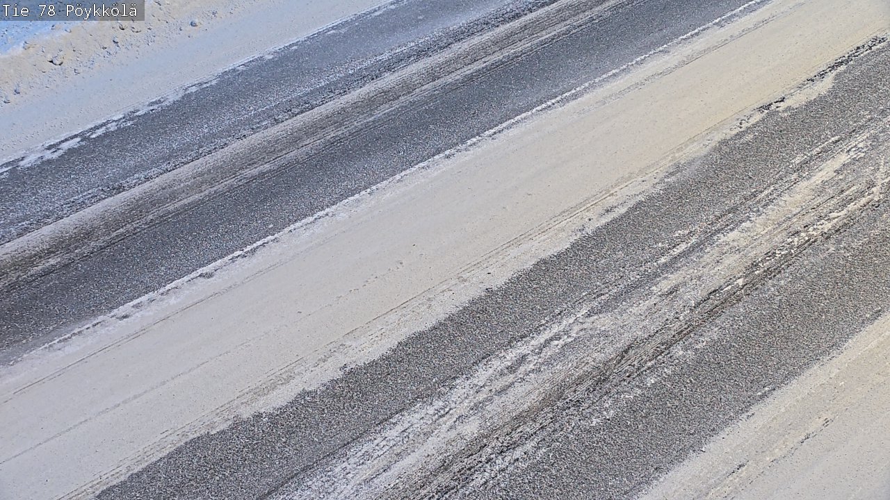 Weather Camera Image Väg 78 Rovaniemi, Pöykkölä, Rovaniemi, Lappi