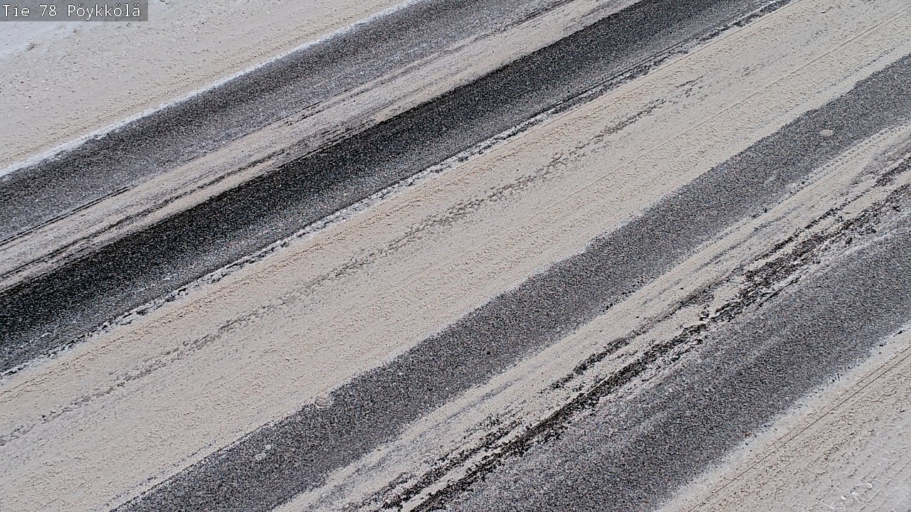 Weather Camera Image Väg 78 Rovaniemi, Pöykkölä, Rovaniemi, Lappi