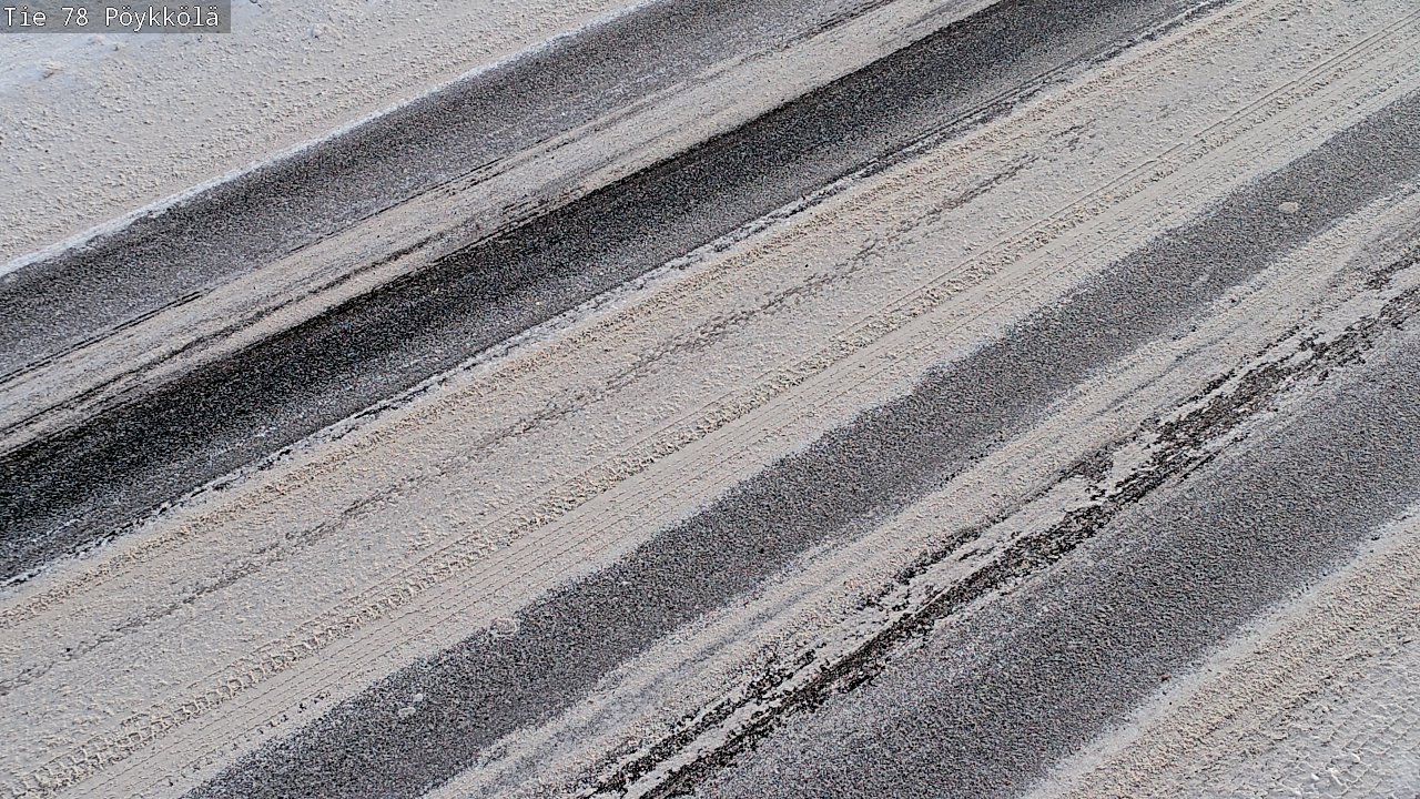 Weather Camera Image Väg 78 Rovaniemi, Pöykkölä, Rovaniemi, Lappi