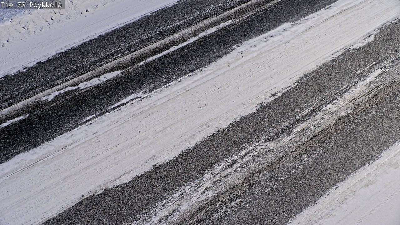 Weather Camera Image Väg 78 Rovaniemi, Pöykkölä, Rovaniemi, Lappi
