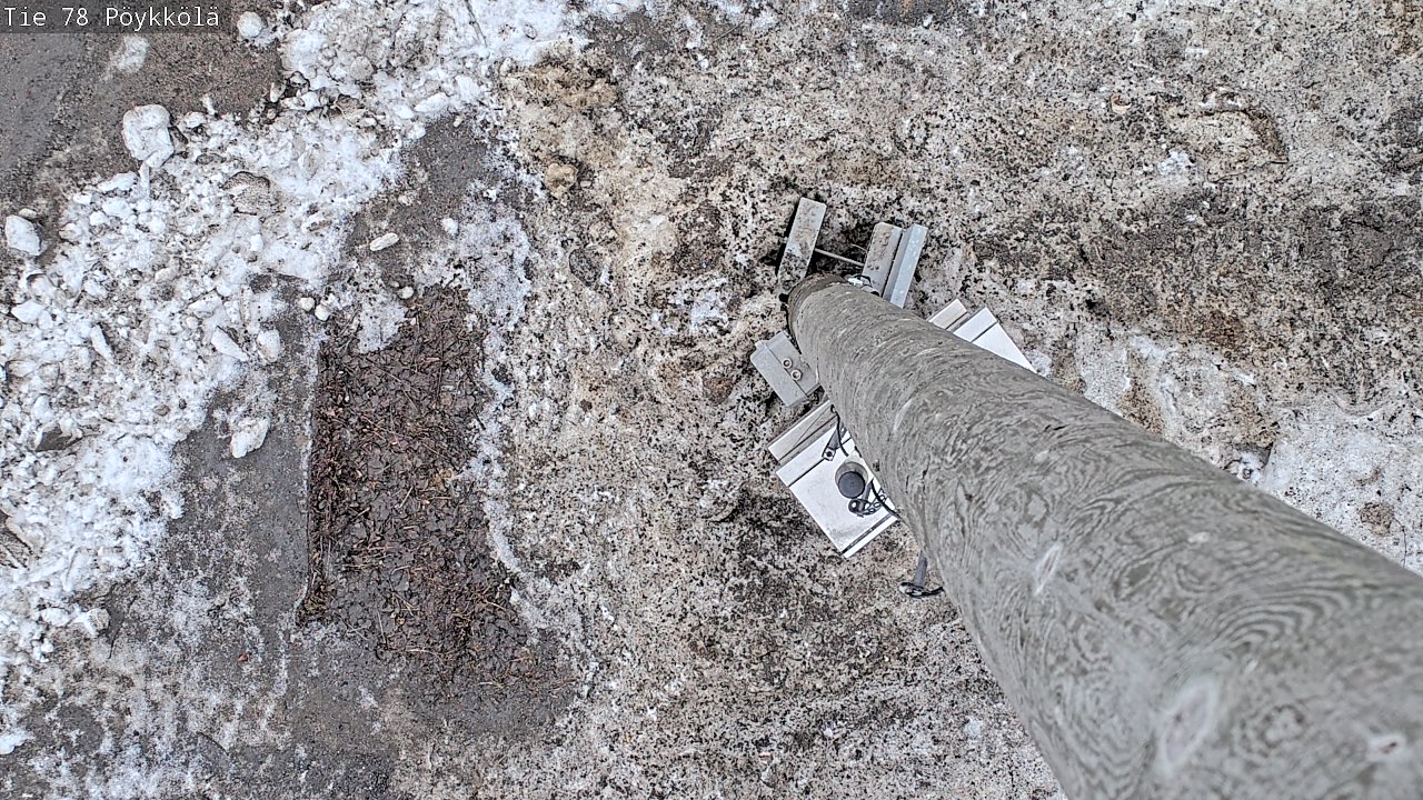 Weather Camera Image Väg 78 Rovaniemi, Pöykkölä, Rovaniemi, Lappi