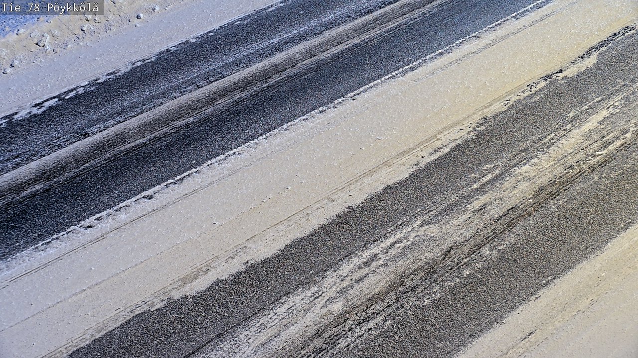 Weather Camera Image Väg 78 Rovaniemi, Pöykkölä, Rovaniemi, Lappi