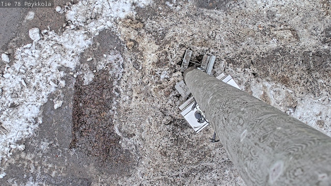 Weather Camera Image Väg 78 Rovaniemi, Pöykkölä, Rovaniemi, Lappi
