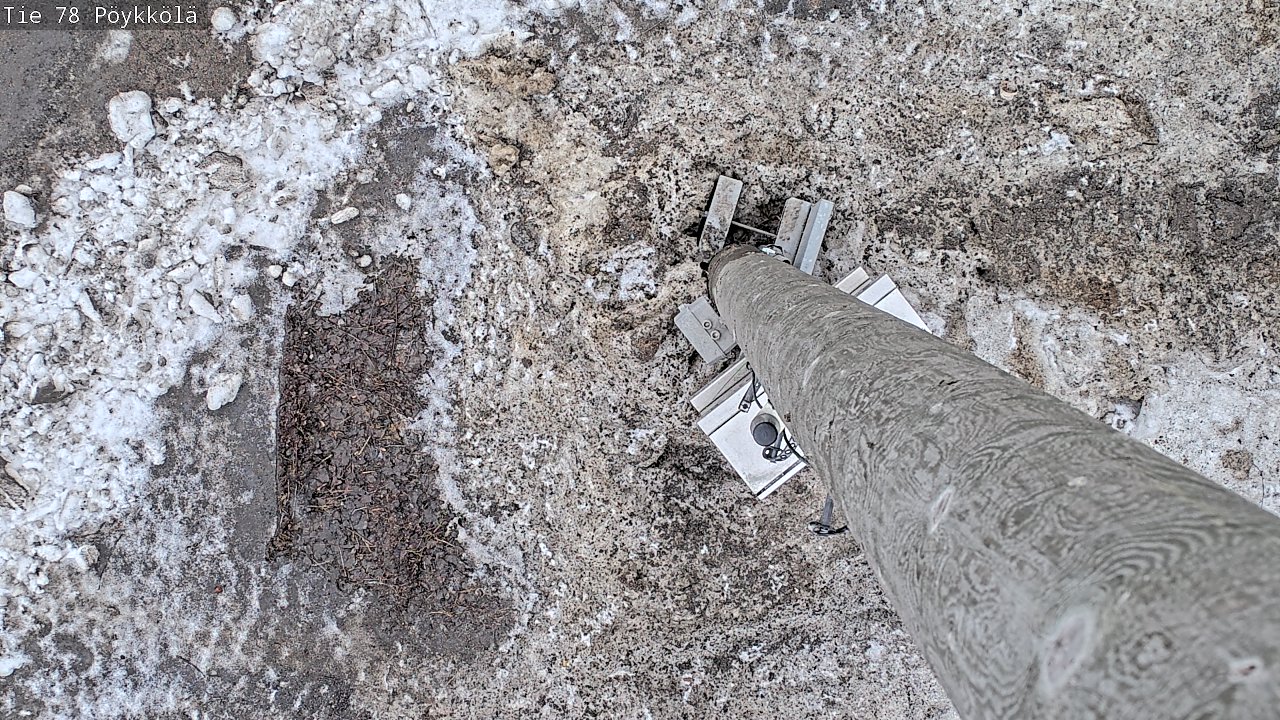 Weather Camera Image Väg 78 Rovaniemi, Pöykkölä, Rovaniemi, Lappi