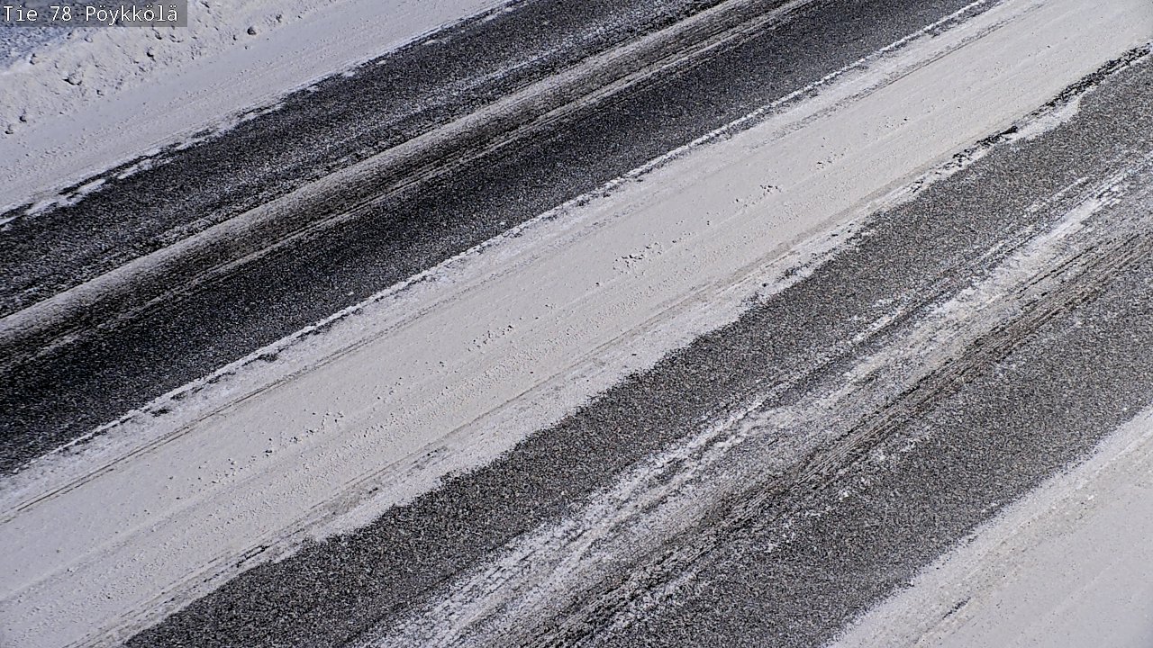 Weather Camera Image Väg 78 Rovaniemi, Pöykkölä, Rovaniemi, Lappi