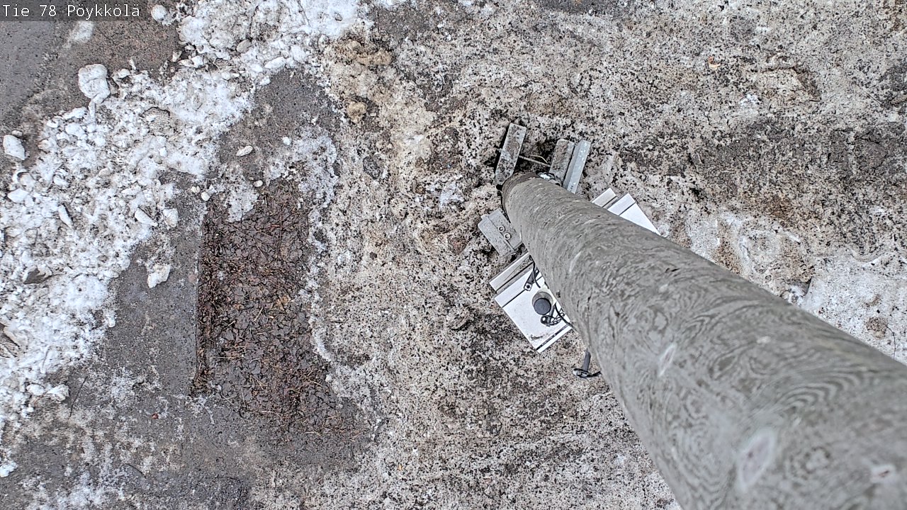 Weather Camera Image Väg 78 Rovaniemi, Pöykkölä, Rovaniemi, Lappi