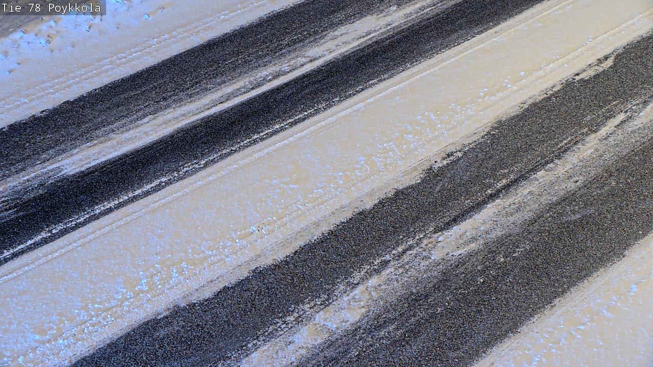 Weather Camera Image Väg 78 Rovaniemi, Pöykkölä, Rovaniemi, Lappi