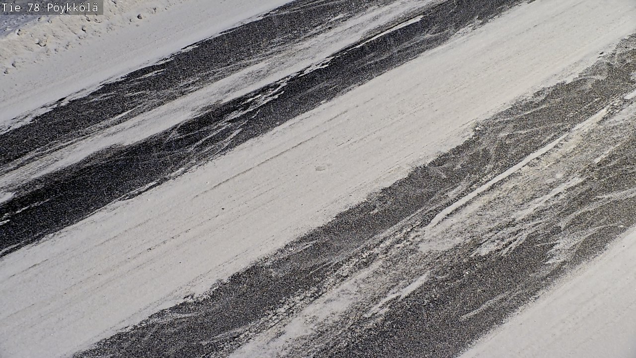 Weather Camera Image Väg 78 Rovaniemi, Pöykkölä, Rovaniemi, Lappi