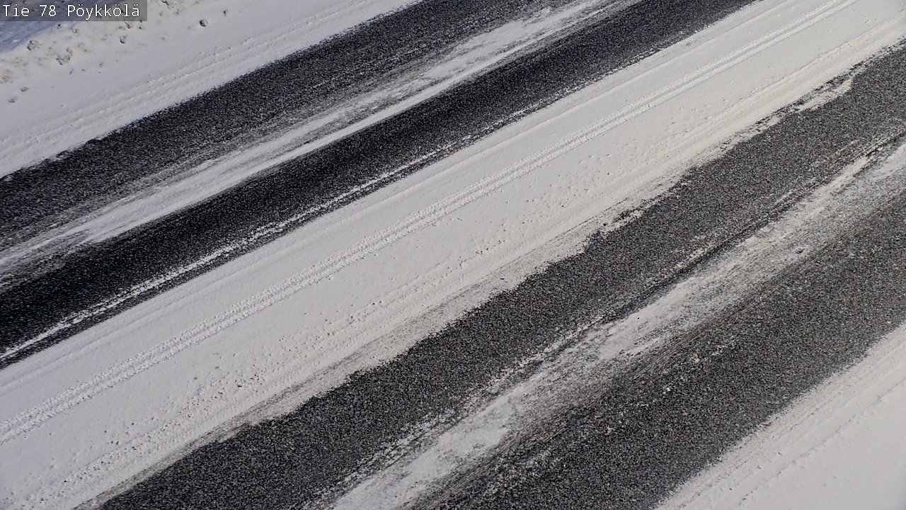 Weather Camera Image Väg 78 Rovaniemi, Pöykkölä, Rovaniemi, Lappi