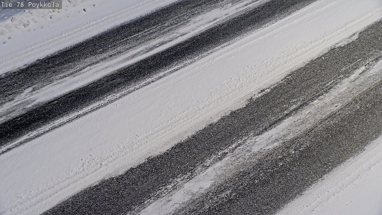 Weather Camera Image Väg 78 Rovaniemi, Pöykkölä, Rovaniemi, Lappi