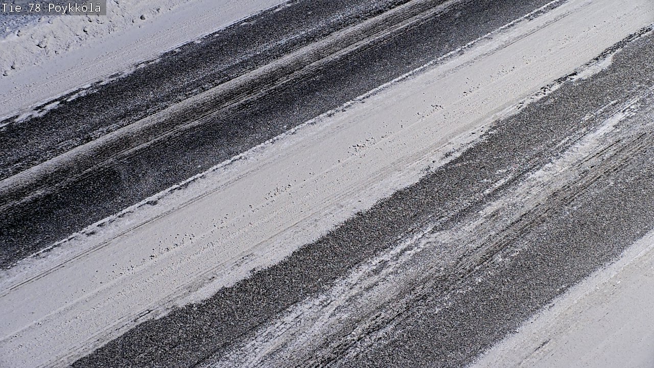 Weather Camera Image Väg 78 Rovaniemi, Pöykkölä, Rovaniemi, Lappi