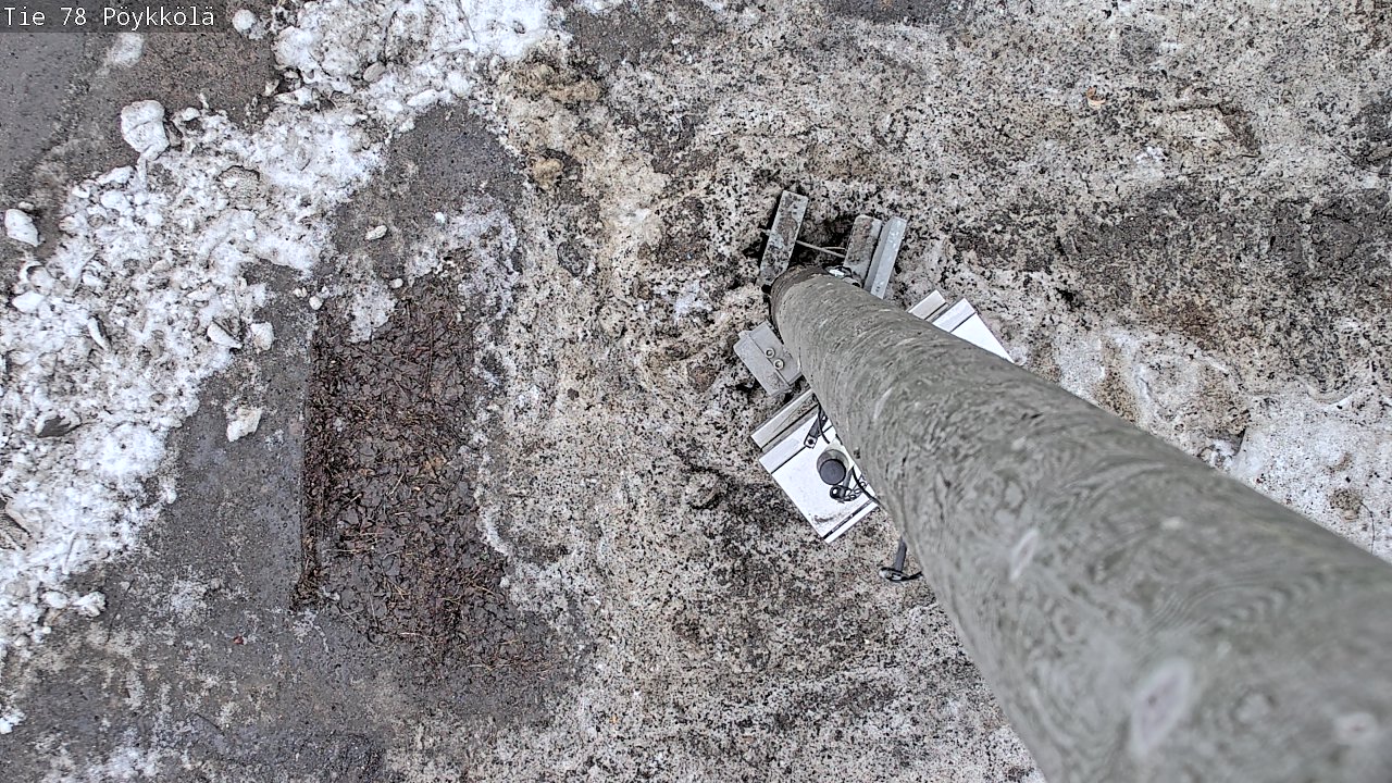 Weather Camera Image Road 78 Rovaniemi, Pöykkölä, Rovaniemi, Lappi