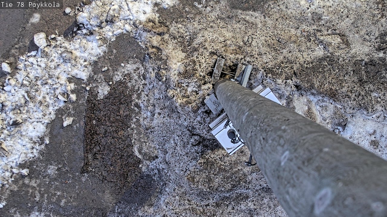 Weather Camera Image Road 78 Rovaniemi, Pöykkölä, Rovaniemi, Lappi