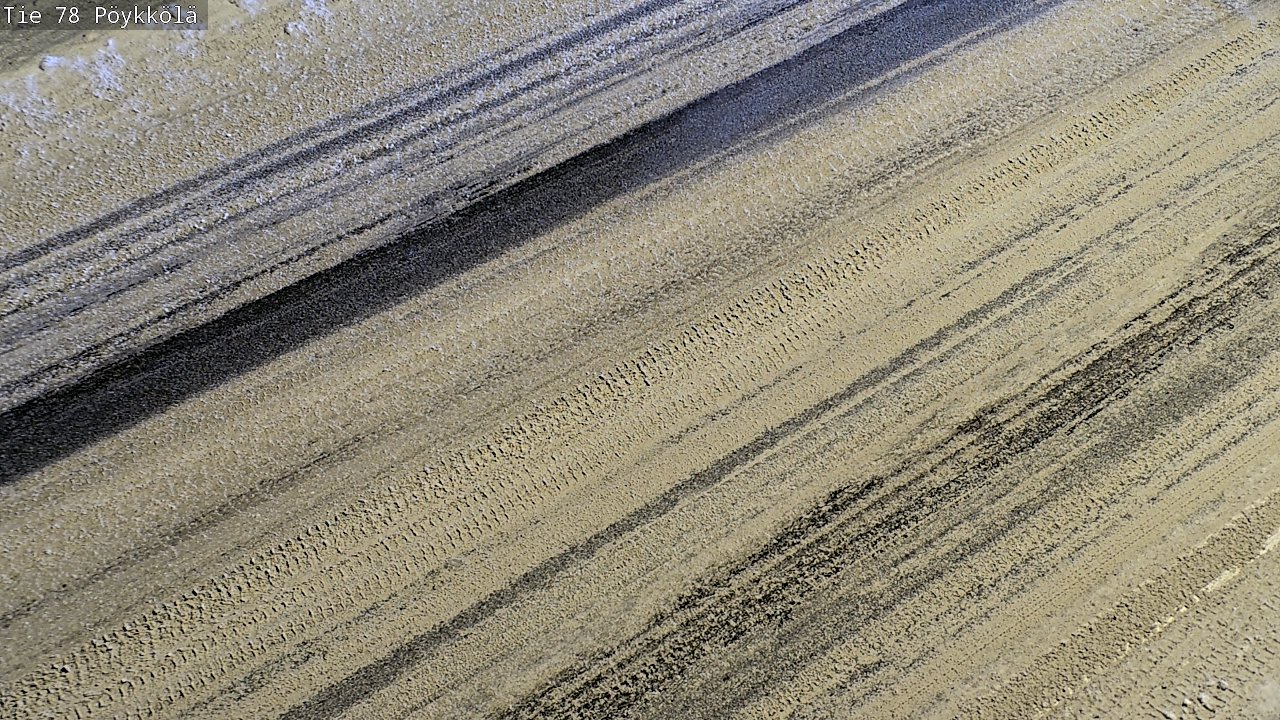 Weather Camera Image Väg 78 Rovaniemi, Pöykkölä, Rovaniemi, Lappi