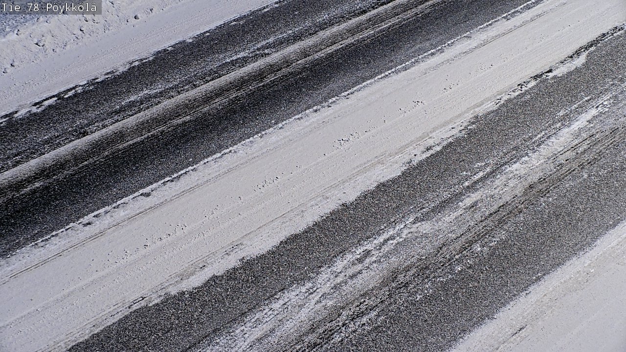 Weather Camera Image Väg 78 Rovaniemi, Pöykkölä, Rovaniemi, Lappi