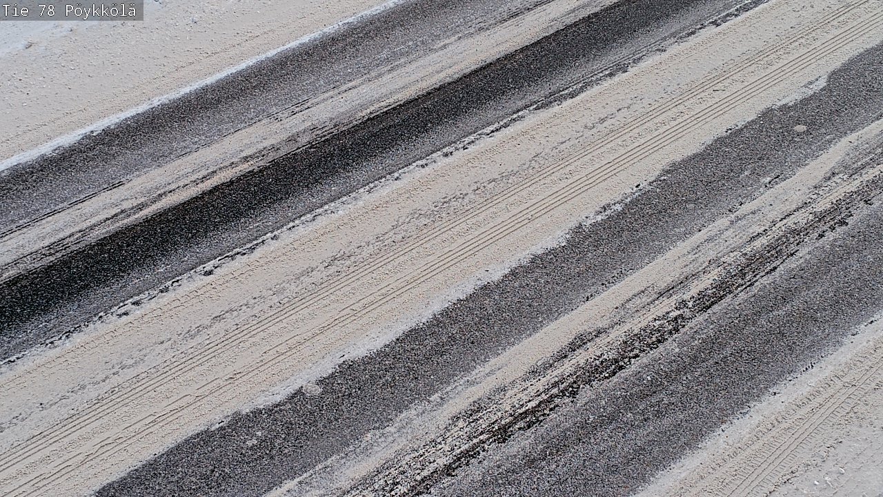 Weather Camera Image Väg 78 Rovaniemi, Pöykkölä, Rovaniemi, Lappi