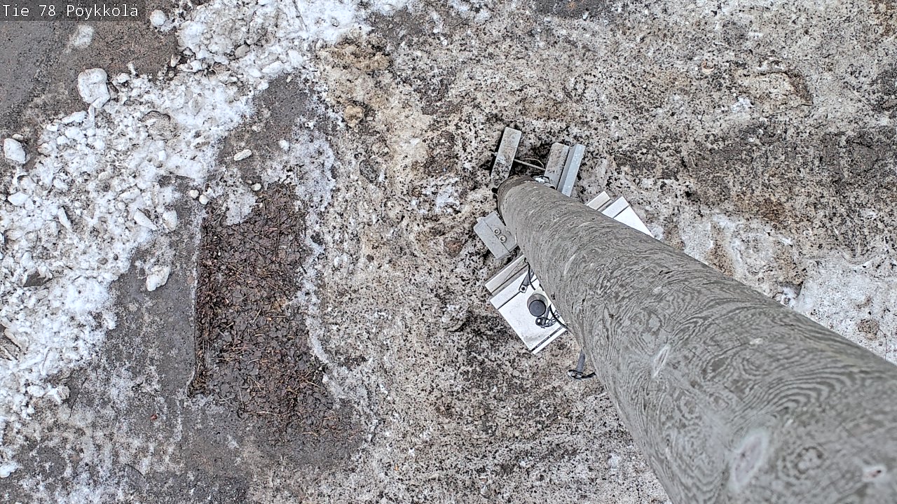 Weather Camera Image Väg 78 Rovaniemi, Pöykkölä, Rovaniemi, Lappi