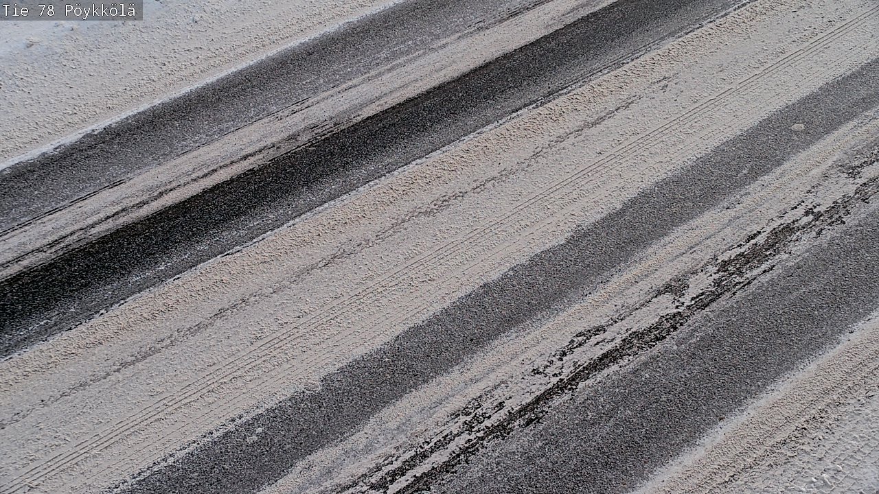 Weather Camera Image Väg 78 Rovaniemi, Pöykkölä, Rovaniemi, Lappi