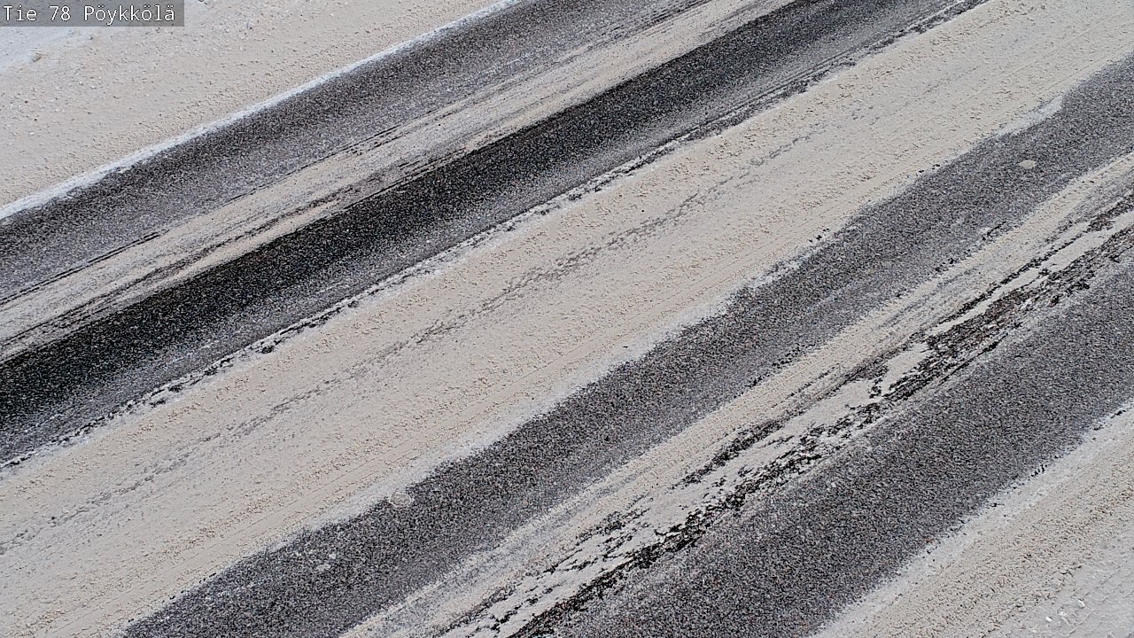 Weather Camera Image Väg 78 Rovaniemi, Pöykkölä, Rovaniemi, Lappi