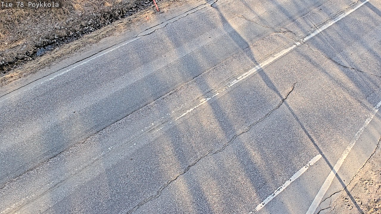 Weather Camera Image Väg 78 Rovaniemi, Pöykkölä, Rovaniemi, Lappi