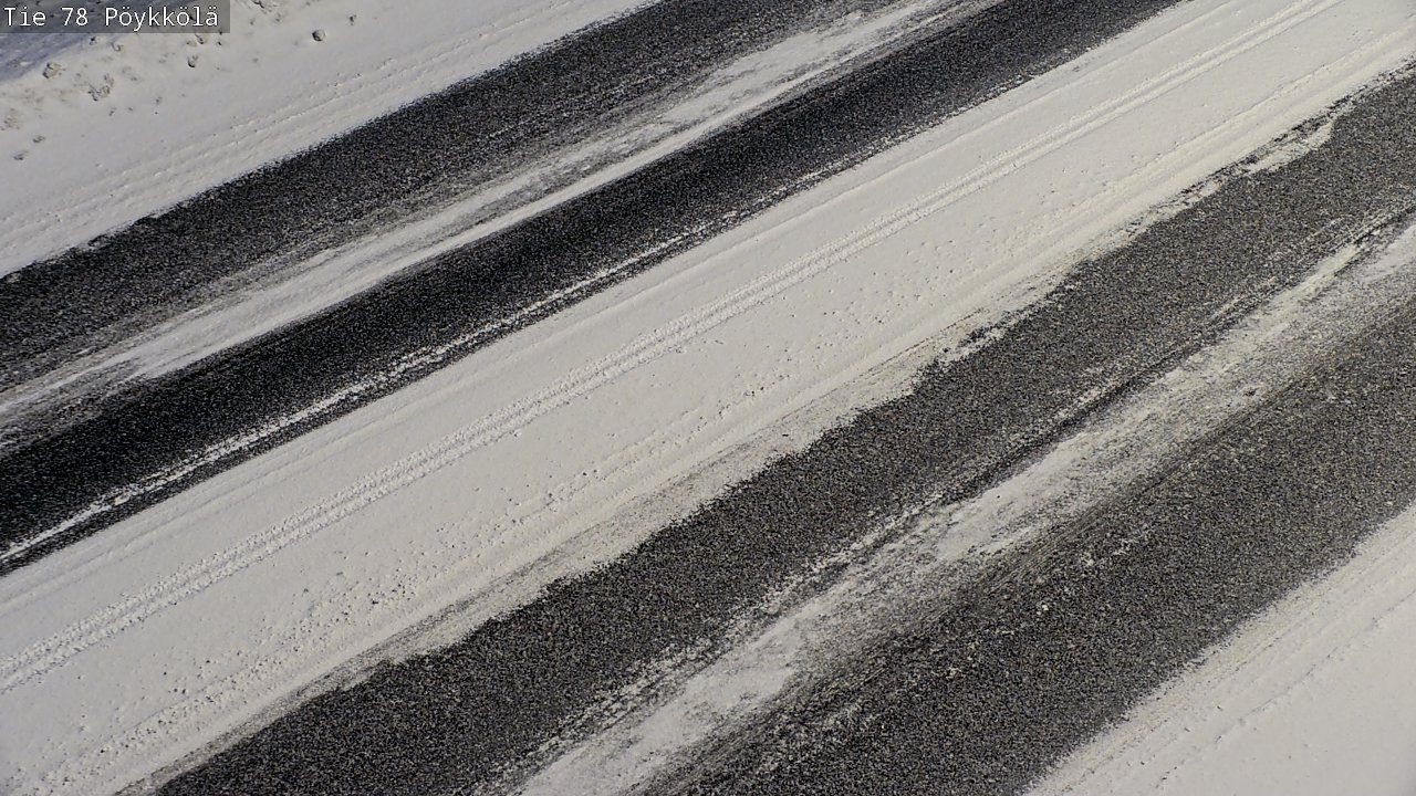 Weather Camera Image Väg 78 Rovaniemi, Pöykkölä, Rovaniemi, Lappi