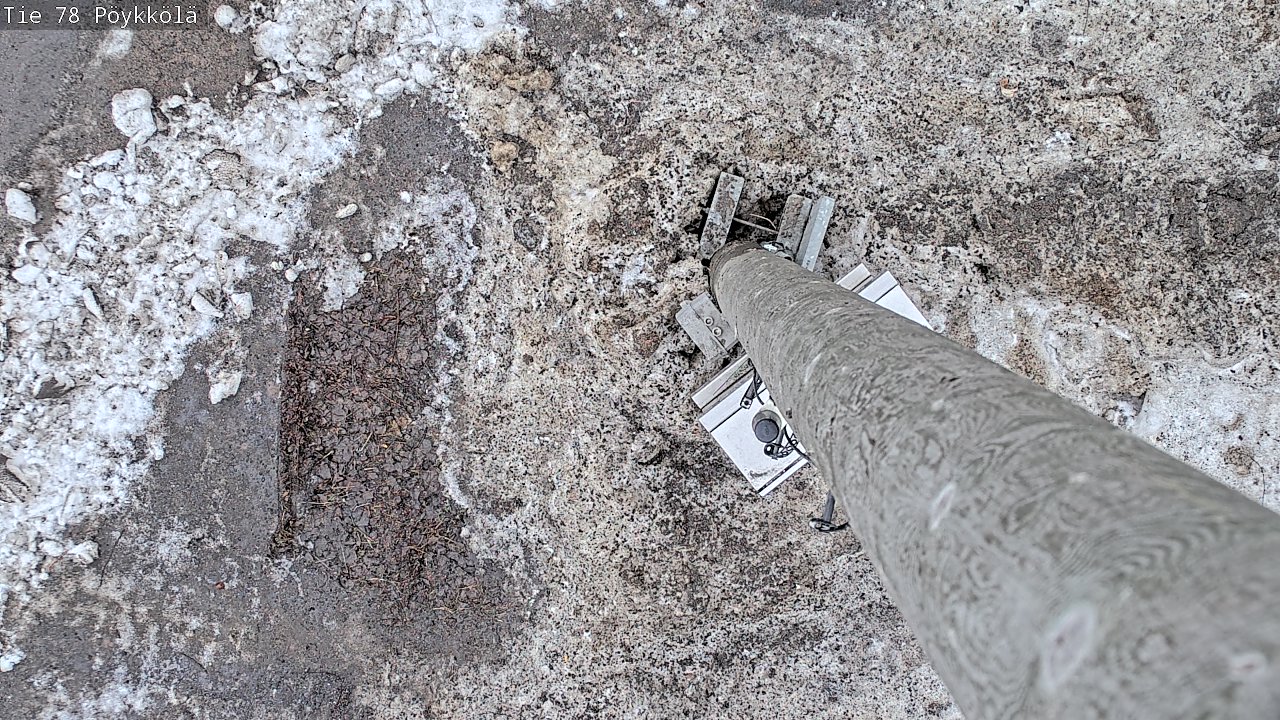 Weather Camera Image Road 78 Rovaniemi, Pöykkölä, Rovaniemi, Lappi