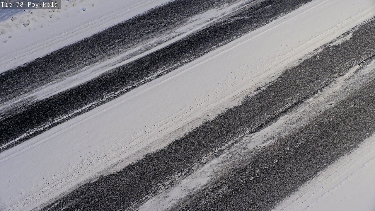 Weather Camera Image Väg 78 Rovaniemi, Pöykkölä, Rovaniemi, Lappi