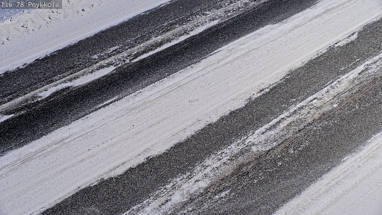 Weather Camera Image Väg 78 Rovaniemi, Pöykkölä, Rovaniemi, Lappi