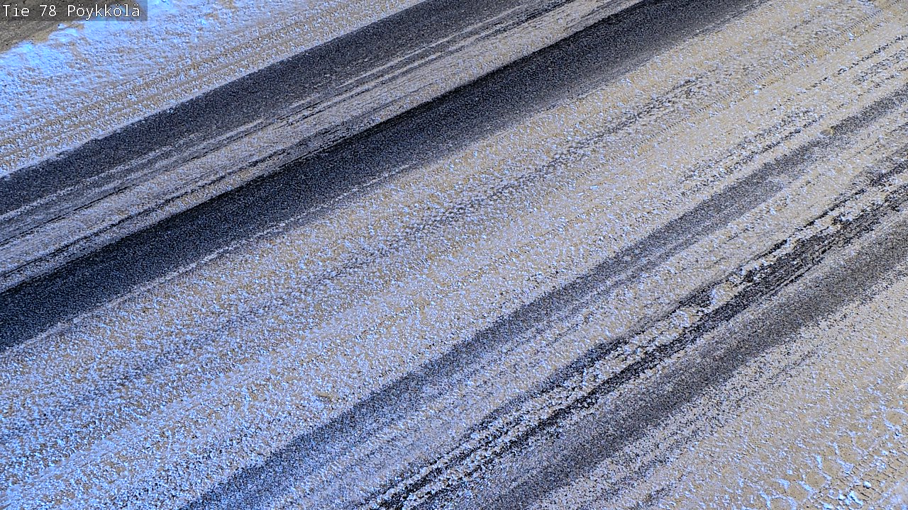 Weather Camera Image Väg 78 Rovaniemi, Pöykkölä, Rovaniemi, Lappi