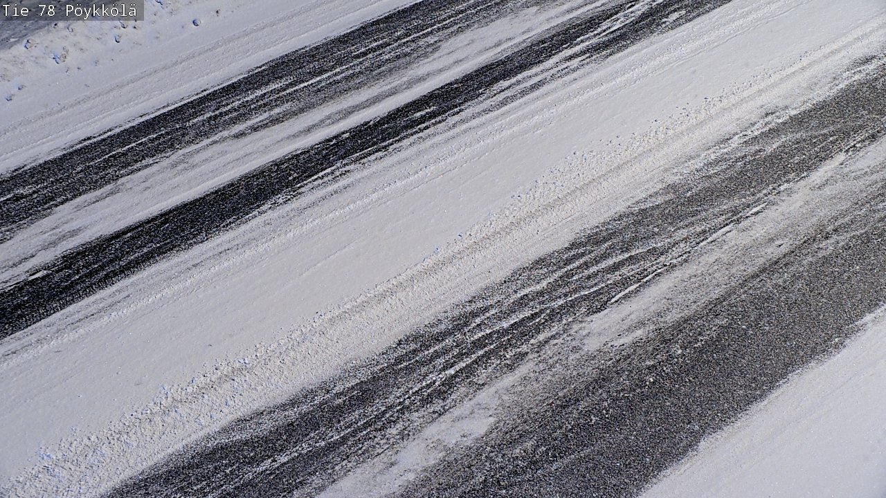 Weather Camera Image Väg 78 Rovaniemi, Pöykkölä, Rovaniemi, Lappi