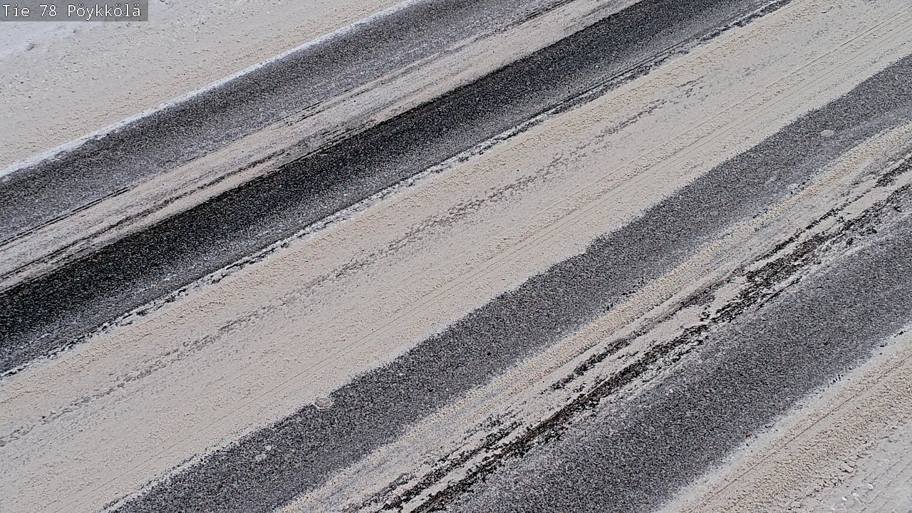 Weather Camera Image Väg 78 Rovaniemi, Pöykkölä, Rovaniemi, Lappi