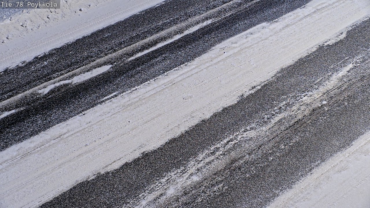 Weather Camera Image Väg 78 Rovaniemi, Pöykkölä, Rovaniemi, Lappi