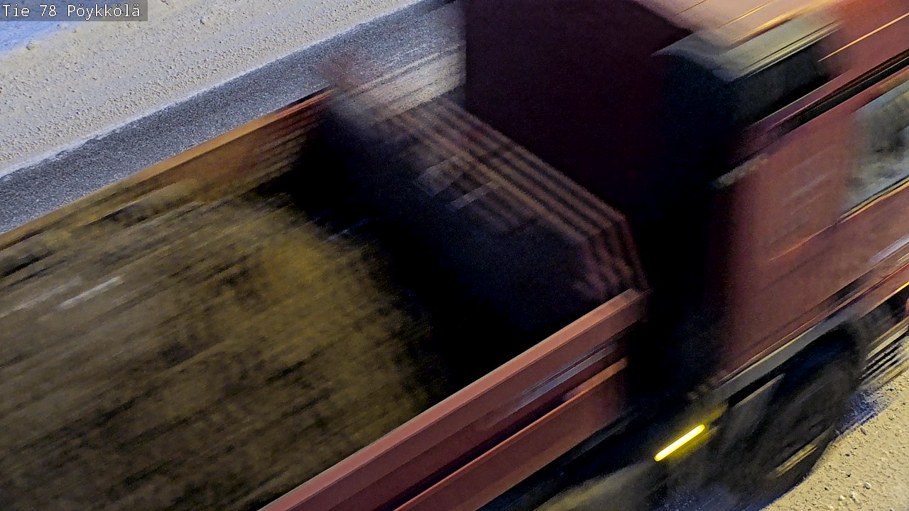 Weather Camera Image Väg 78 Rovaniemi, Pöykkölä, Rovaniemi, Lappi