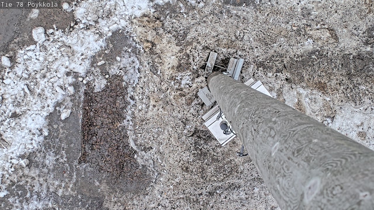 Weather Camera Image Väg 78 Rovaniemi, Pöykkölä, Rovaniemi, Lappi