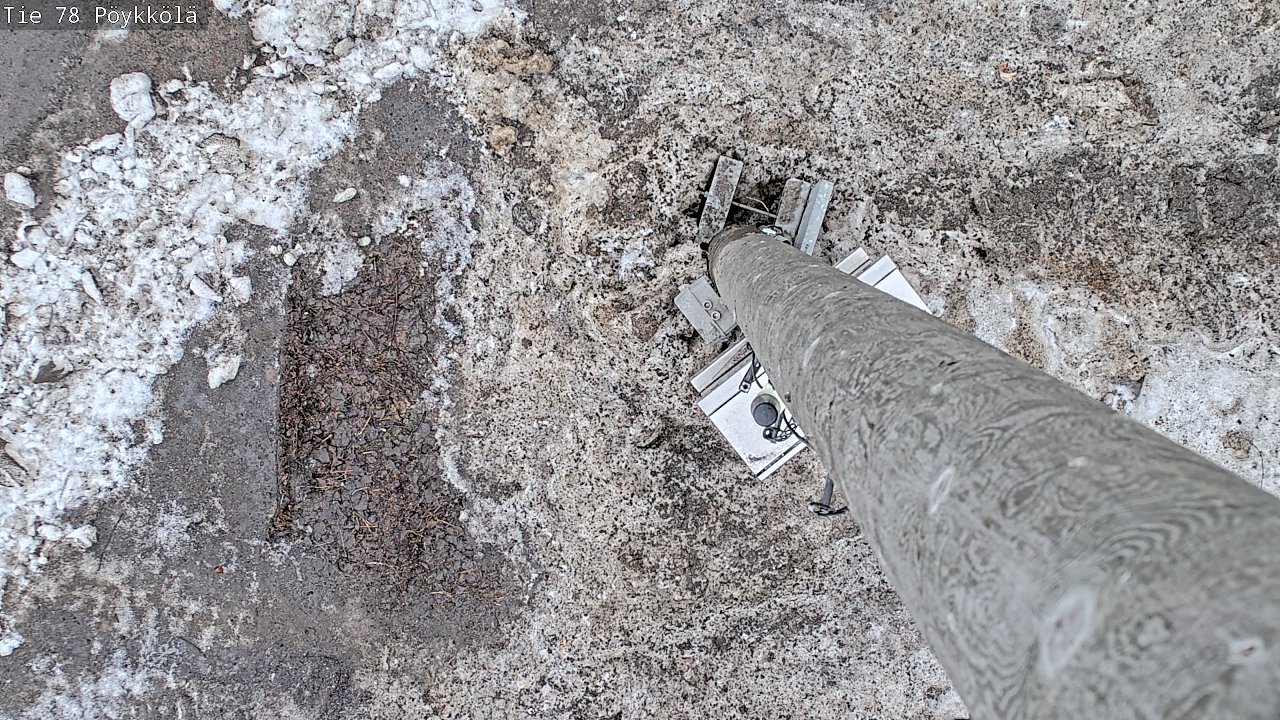 Weather Camera Image Väg 78 Rovaniemi, Pöykkölä, Rovaniemi, Lappi